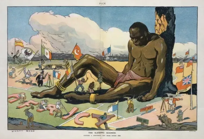 Framed Print : Print of The Sleeping Sickness, 1911