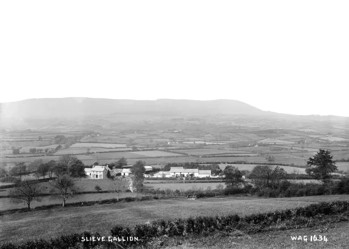 Framed Print : Early 20th Century Slieve Gallion Print Framed Print : Early 20th Century Slieve Gallion Print