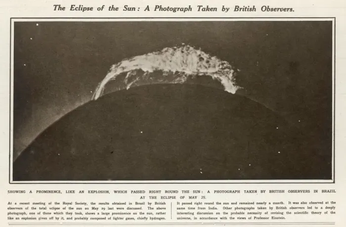 Framed Print : Solar Eclipse 1919 Print - Sun with Prominence Framed Print : Solar Eclipse 1919 Print - Sun with Prominence