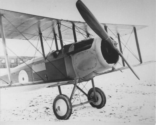 Sopwith Type B1, (on the ground, forward view)