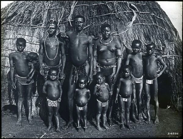 South Africa - A Group of Zulu Natives