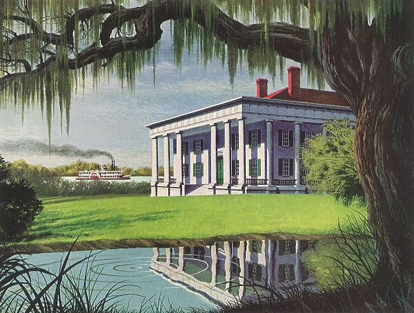 Southern Home on River Date: 1948
