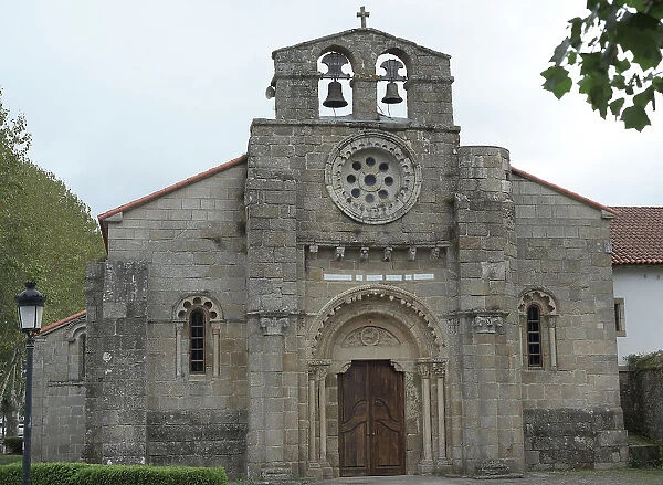 Spain, Galicia, Cambre. Romanesque Church of Santa Maria