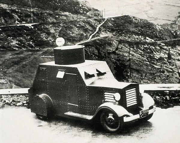 Spanish Civil War (1936-1939). Armored vehicle