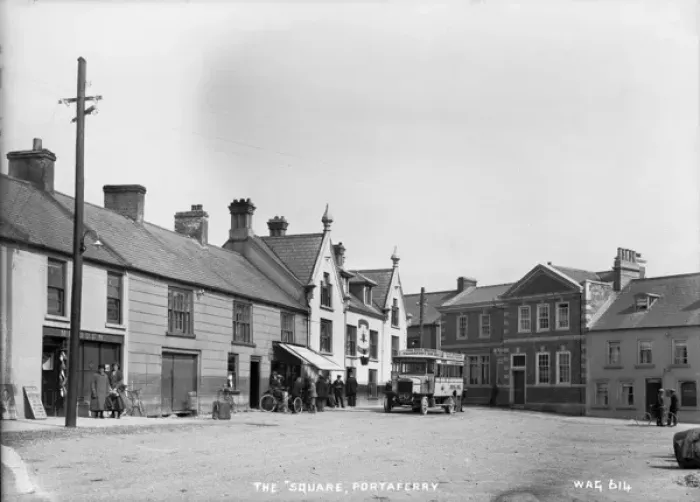 Framed Print : Print of The Square, Portaferry Framed Print : Print of The Square, Portaferry