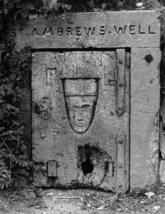 Framed Print : 10th Century St. Ambrews Well Print, Crantock, Cornwall Framed Print : 10th Century St. Ambrews Well Print, Crantock, Cornwall
