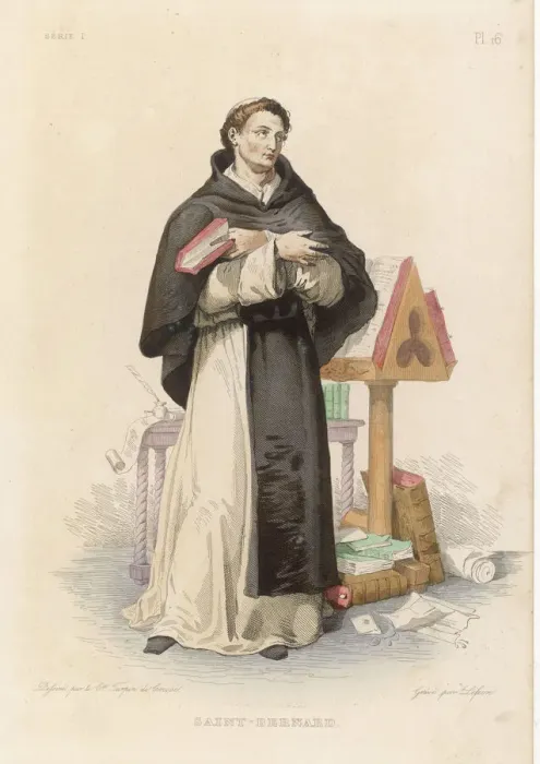Framed Print : Saint Bernard of Clairvaux Print Framed Print : Saint Bernard of Clairvaux Print