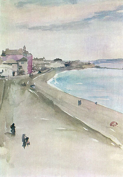 St Ives - watercolour study by James Abbott McNeill Whistler