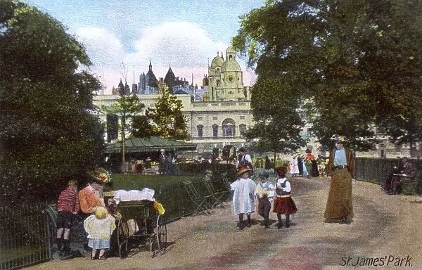 St. James Park, London - View towards Horseguards Parade