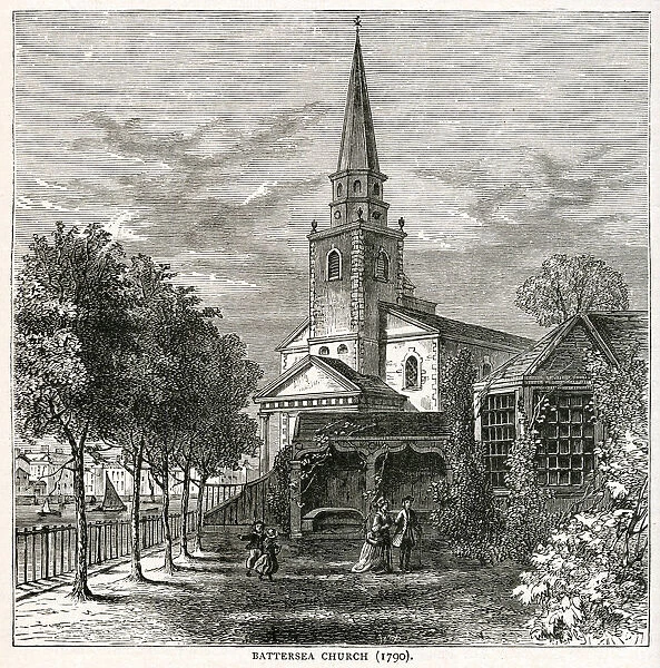 St Marys Church, Battersea 1790