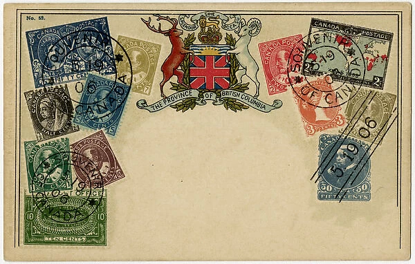 Stamp Card produced by Ottmar Zeihar - Canada