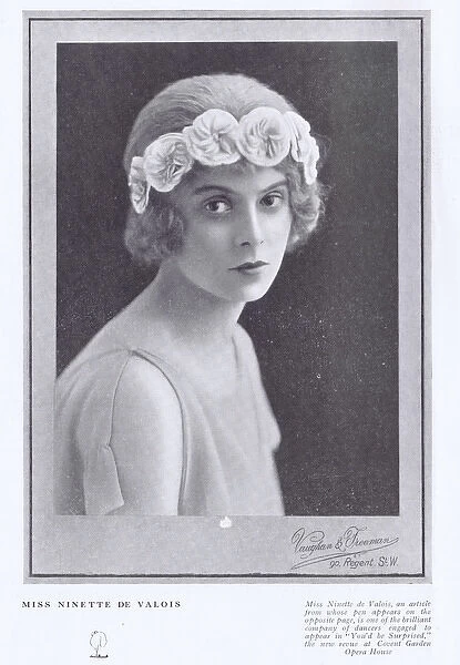 A study of the dancer Ninette de Valois, London, 1923