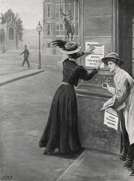Suffragettes Post Demands Womens Freedom League