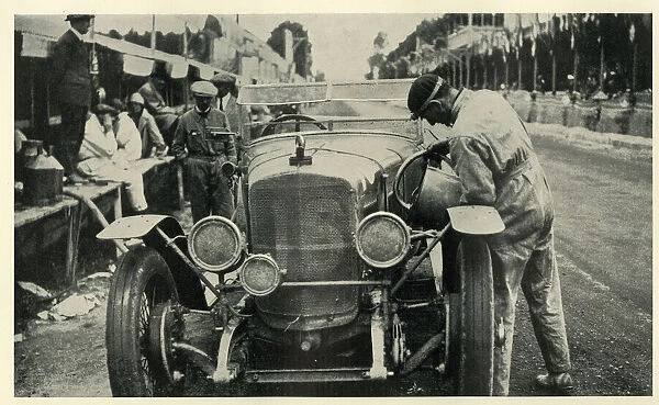 Sunbeam car at Le Mans Race, 1925