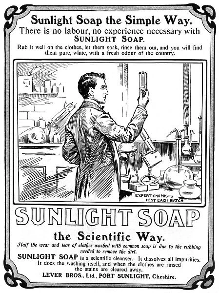 Sunlight Soap advertisement, 1903