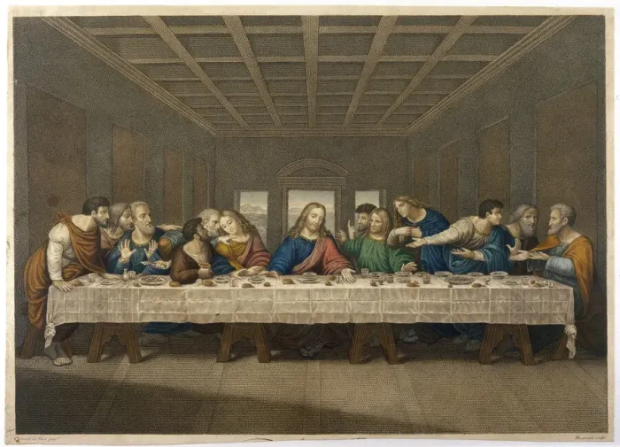 Framed Print : The Last Supper Print - Disciples at Jesus' Table Framed Print : The Last Supper Print - Disciples at Jesus' Table