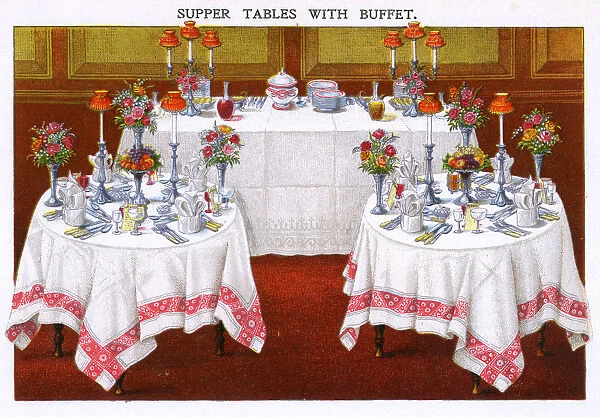 SUPPER TABLES & BUFFET SUPPER TABLES & BUFFET