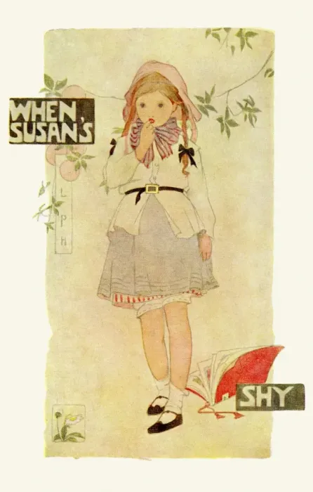 Framed Print : Early 20th Century Print: Susan in Different Moods Framed Print : Early 20th Century Print: Susan in Different Moods