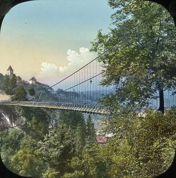 Switzerland - Fribourg, The Suspended Bridge