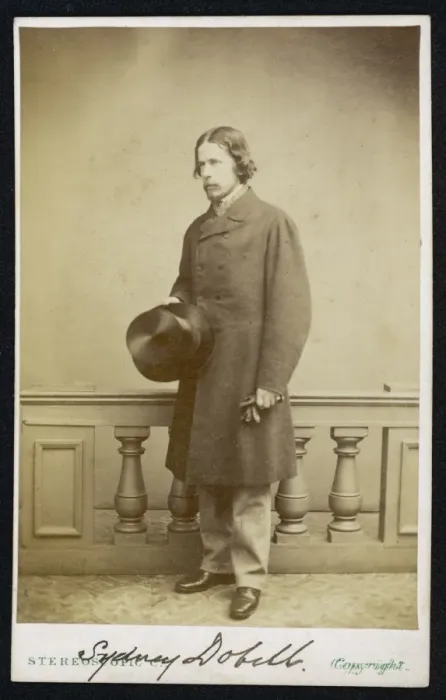 Framed Print : Sydney Dobell Print, CDV Framed Print : Sydney Dobell Print, CDV