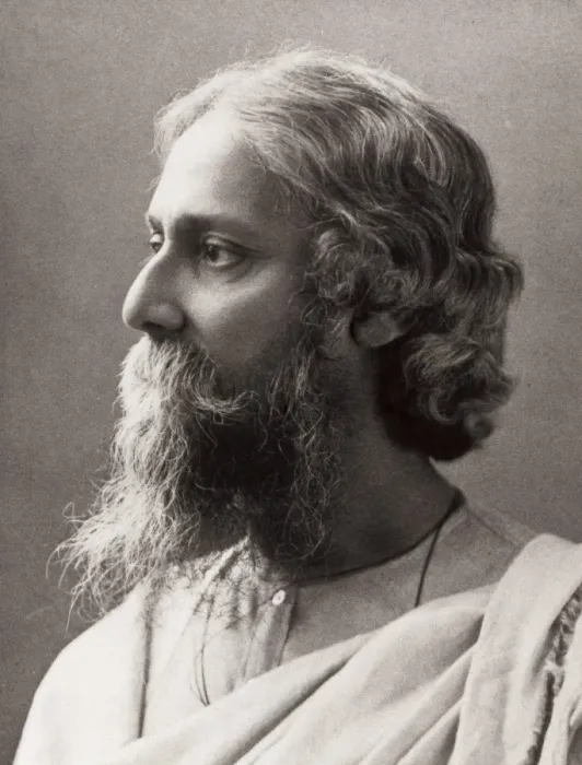 Framed Print : Rabindranath Tagore Print Framed Print : Rabindranath Tagore Print