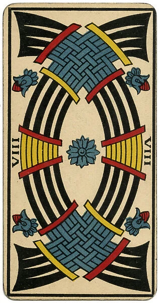 Tarot Card - Epees (Swords) VIII