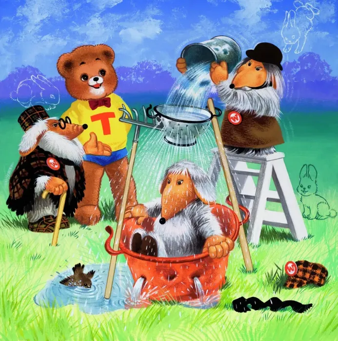 Framed Print : Teddy Bear (with hidden objects) Print Framed Print : Teddy Bear (with hidden objects) Print