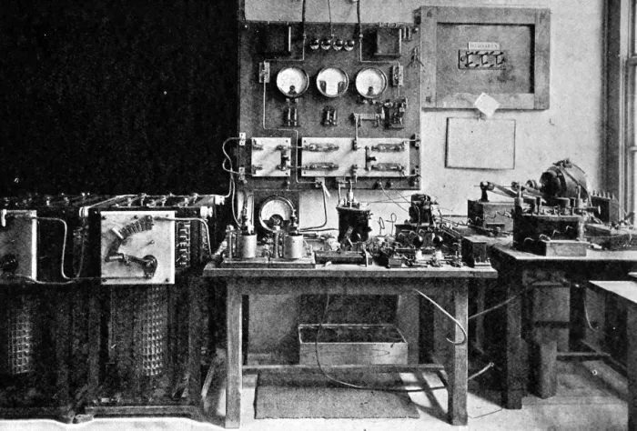 Framed Print : Print of Wireless Telegraph Apparatus in the Eiffel Tower Framed Print : Print of Wireless Telegraph Apparatus in the Eiffel Tower