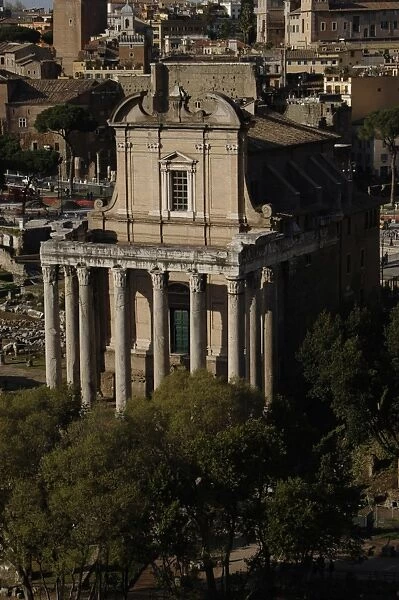 Temple of Antoninus and Faustina. Rome. Italy