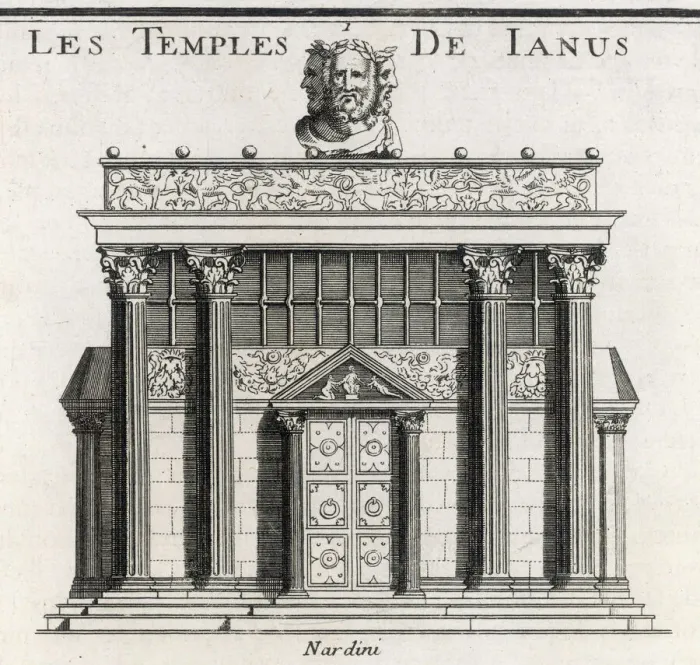 Framed Print : The Temple of Janus Print Framed Print : The Temple of Janus Print