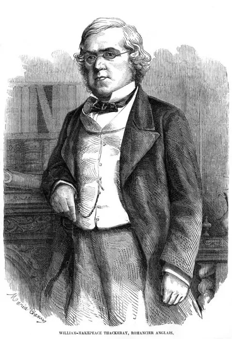 Framed Print : Print of William Makepeace Thackeray Framed Print : Print of William Makepeace Thackeray