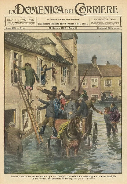 Thames Floods at Putney