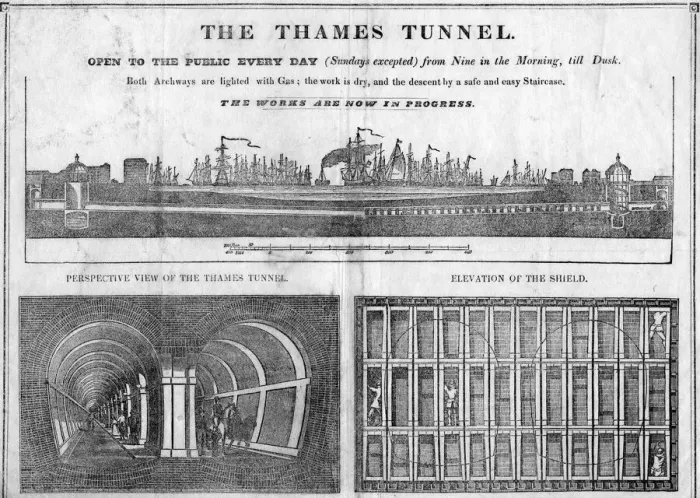 Framed Print : The Thames Tunnel Print, circa 1840s Framed Print : The Thames Tunnel Print, circa 1840s