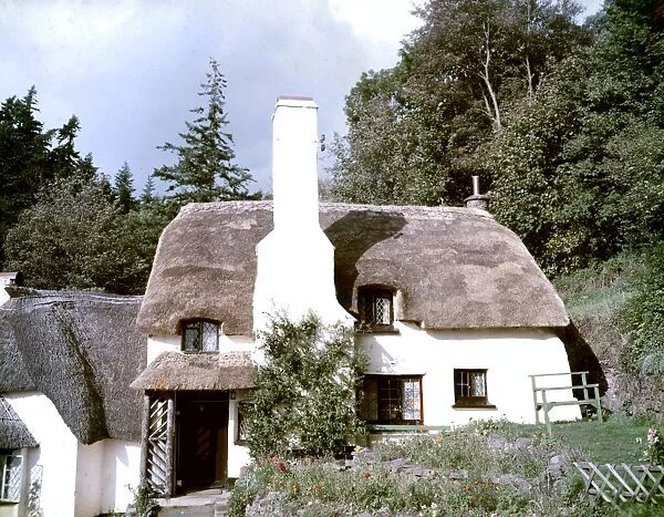 Thatched cottage at Selworthy Green, Somerset