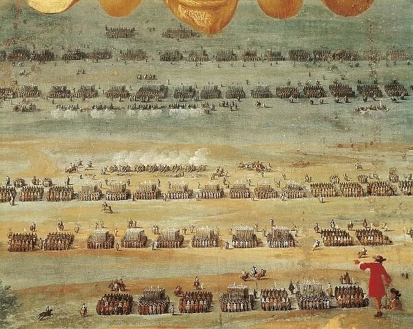 Thirty Years War. Battle of Rocroy (1643). Formed