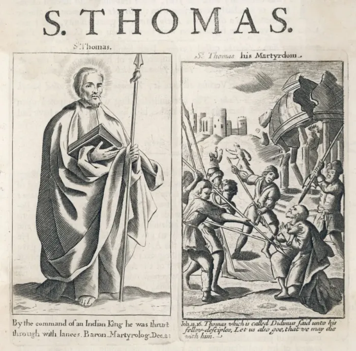 Framed Print : Print of Thomas the Apostle THOMAS DIDYMUS, Missionary to India Framed Print : Print of Thomas the Apostle THOMAS DIDYMUS, Missionary to India