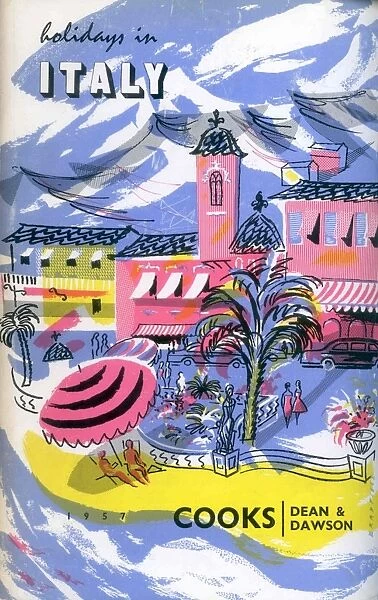 Italy. Thomas Cook Brochure Cover - Italy.. 1957