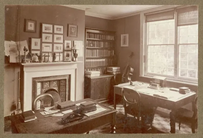Framed Print : Thomas Hardy's Max Gate Library Print