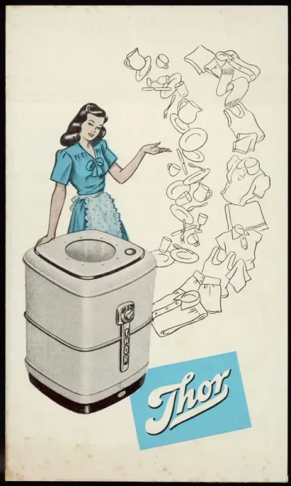 Framed Print : Thor Washing Machine Print Framed Print : Thor Washing Machine Print