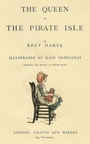 Title page design, The Queen of the Pirate Isle