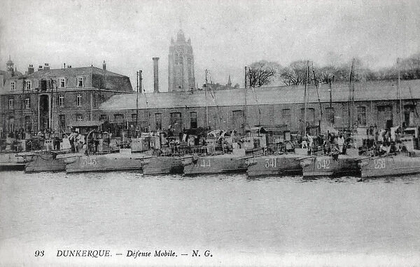 Torpedo Boats - Moored at Dunkirk, France