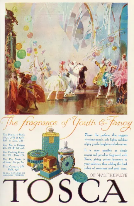 Framed Print : 1929 Tosca Print Advertisement Framed Print : 1929 Tosca Print Advertisement