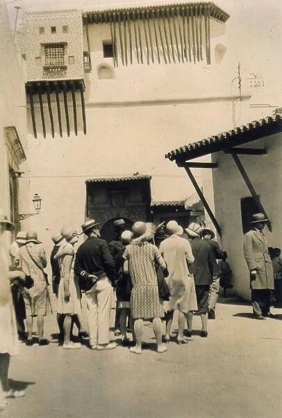 Tourists in Algeria 1920