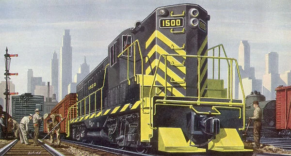 Train Leaving City Date: 1950