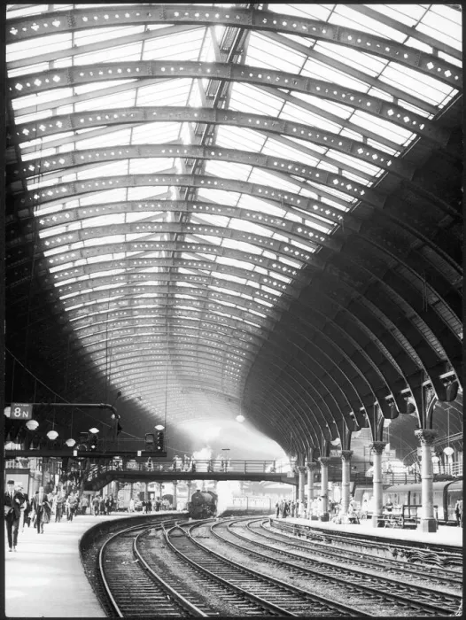 Framed Print : York Railway Station Print - Steam Train Arrival Framed Print : York Railway Station Print - Steam Train Arrival