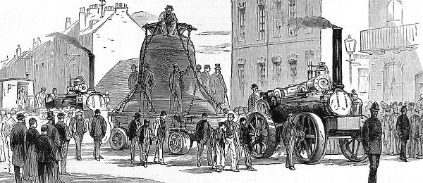 Transporting the Great Bell to St. Pauls Cathedral, 1882