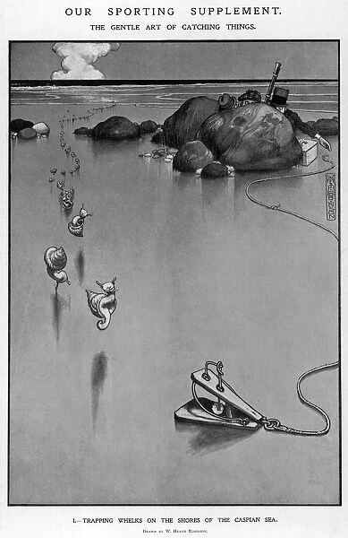 Trapping Whelks on the Shores of the Caspian Sea by W. Heath