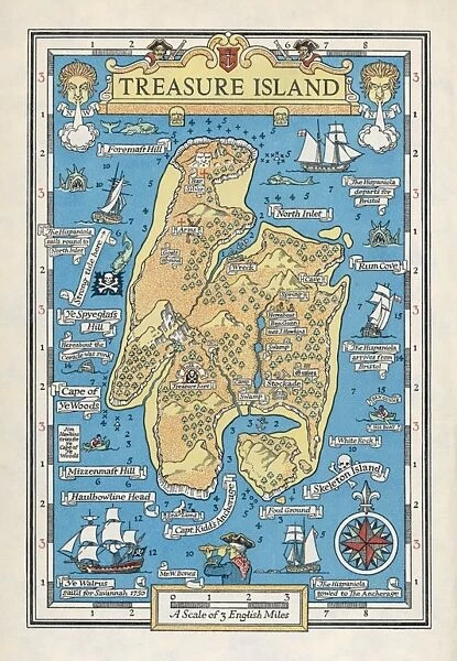 Treasure Island Map  /  Col