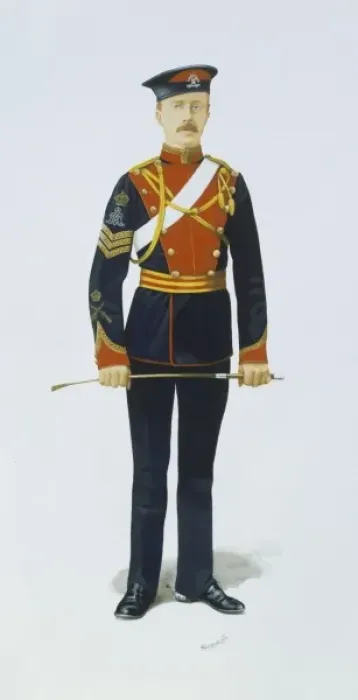Framed Print : Troop Sergeant Major - 9th Lancers Print Framed Print : Troop Sergeant Major - 9th Lancers Print