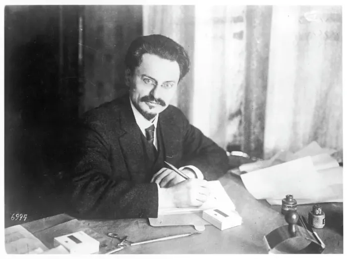 Framed Print : Leon Trotsky at Desk Print, Brest-Litovsk 1918 Framed Print : Leon Trotsky at Desk Print, Brest-Litovsk 1918